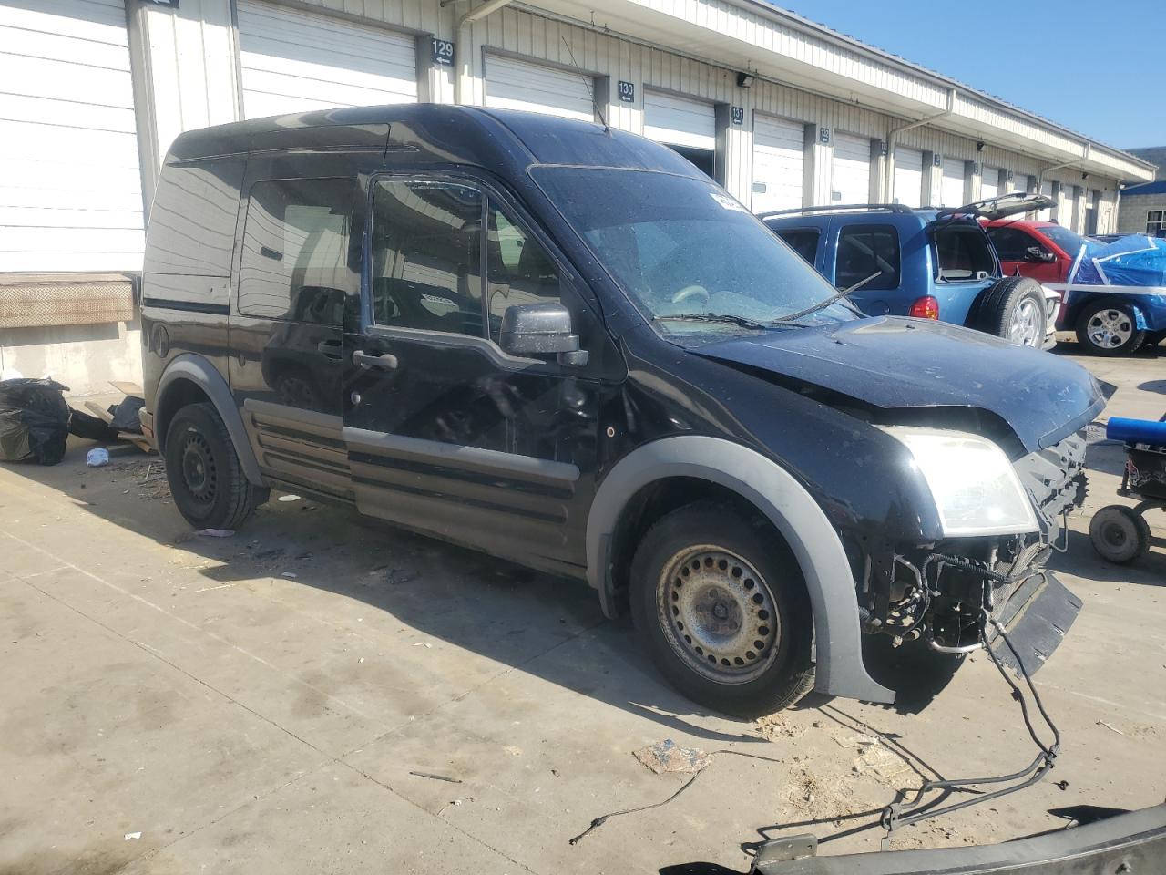 2013 Ford Transit VIN NM0LS6BN3DT153752 Copart auction photo, side / front end damage thumbnail 4