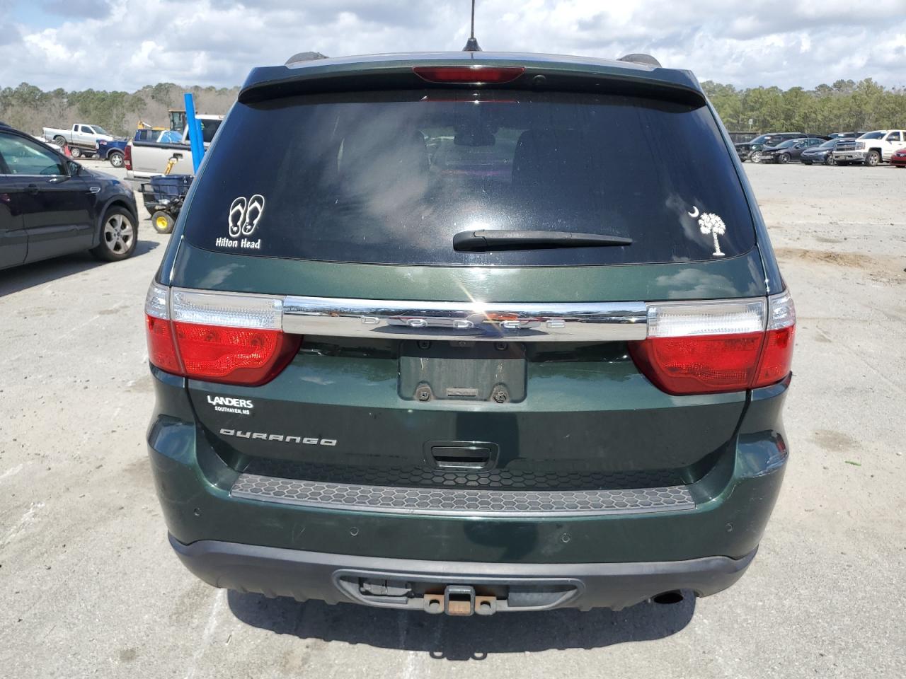 2011 Dodge Durango VIN 1D4RD2GG5BC616629 Copart auction photo, side damage thumbnail 6