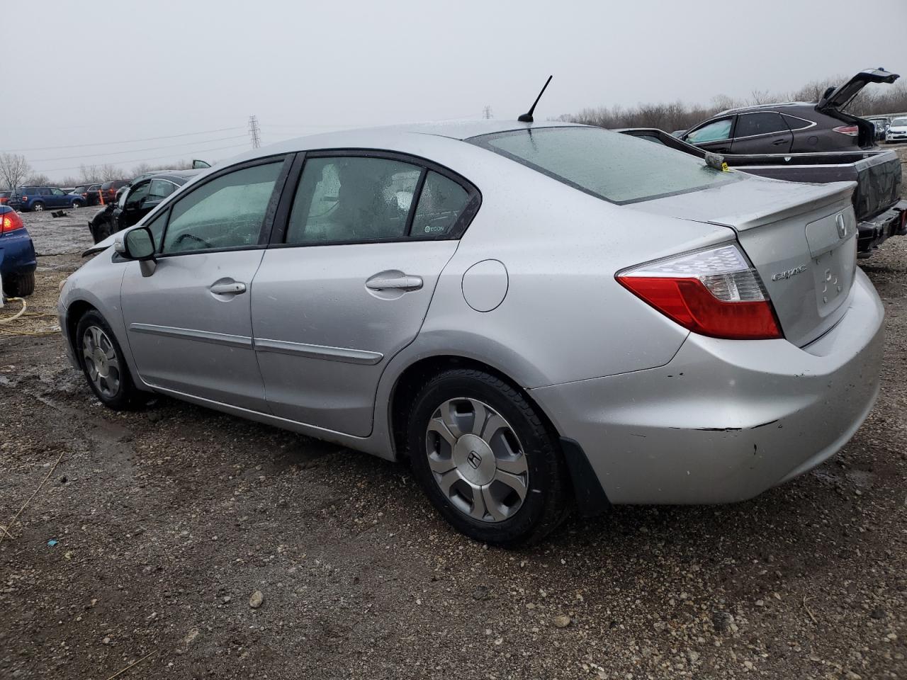2012 Honda Civic VIN JHMFB4F31CS000304 Copart auction photo, all over / front end damage thumbnail 2