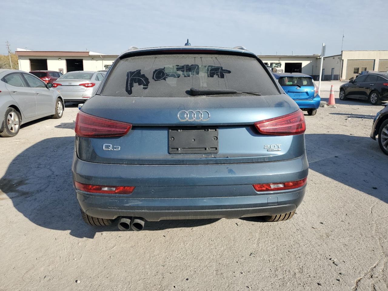 2018 Audi Q3 VIN WA1JCCFS0JR024747 Copart auction photo, front end / minor dent/scratches damage thumbnail 6