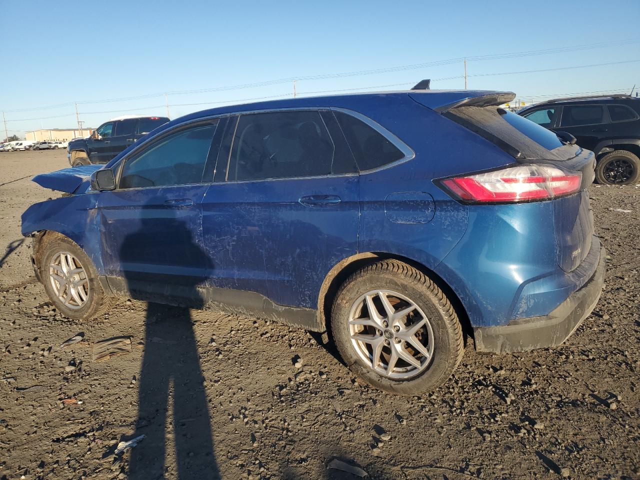 2023 Ford Edge VIN 2FMPK4J95PBA47042 Copart auction photo, front end / side damage thumbnail 2