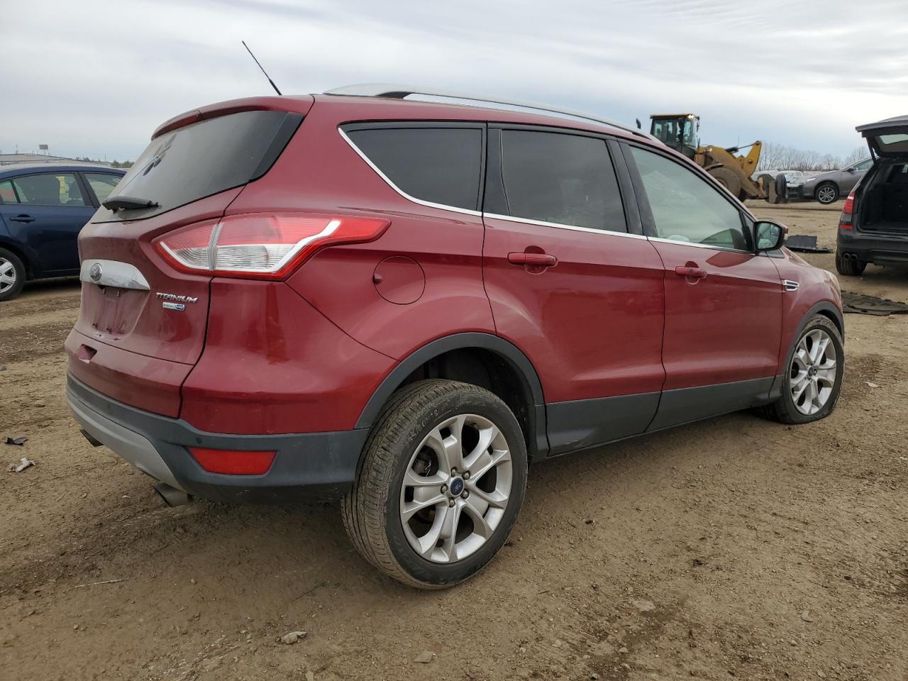 2016 Ford Escape VIN 1FMCU9JX5GUB44868 Copart auction photo, side / front end damage thumbnail 3