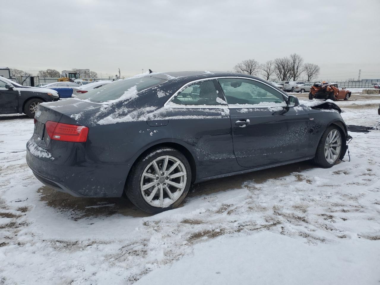 2015 Audi A5 VIN WAUMFAFR0FA024343 Copart auction photo, front end damage thumbnail 3