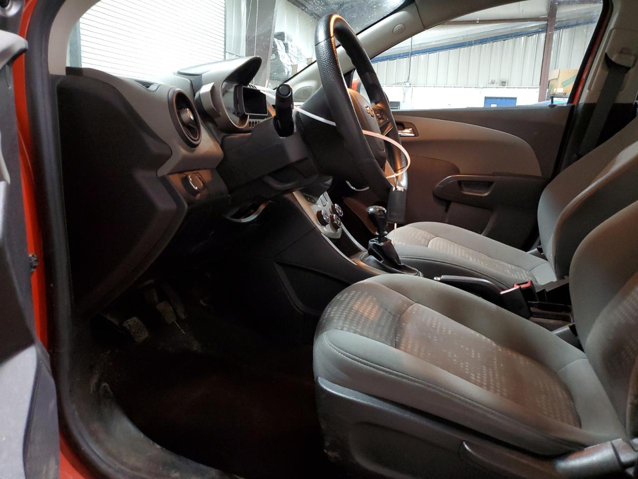 2013 Chevrolet Sonic VIN 1G1JB5SGXD4219884 Copart auction photo, front end / rear end damage thumbnail 7