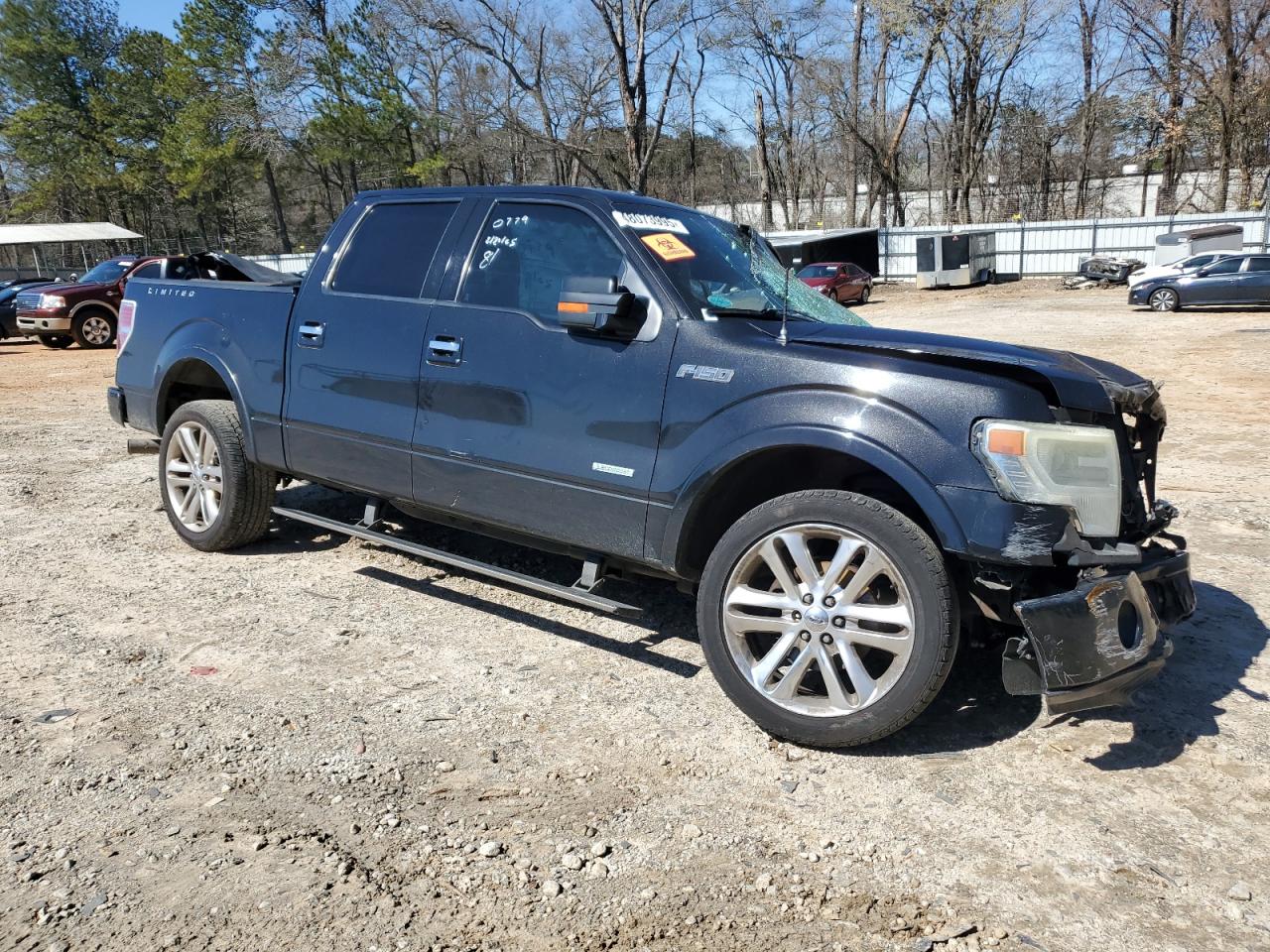 2014 Ford F-150 VIN 1FTFW1CT4EFC60779 Copart auction photo, front end / side damage thumbnail 4