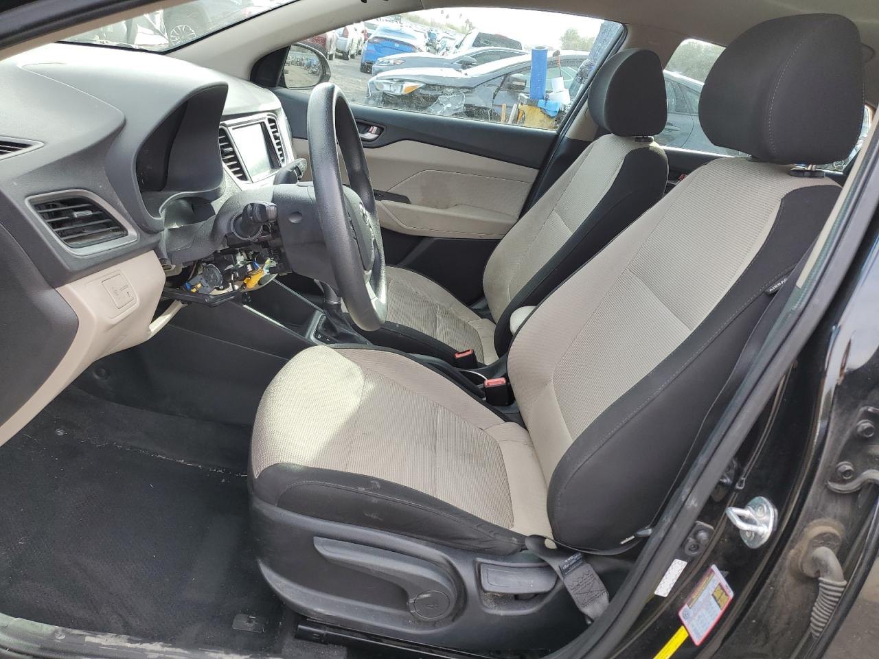 2020 Hyundai Accent VIN 3KPC24A60LE104663 Copart auction photo, vandalism damage thumbnail 7