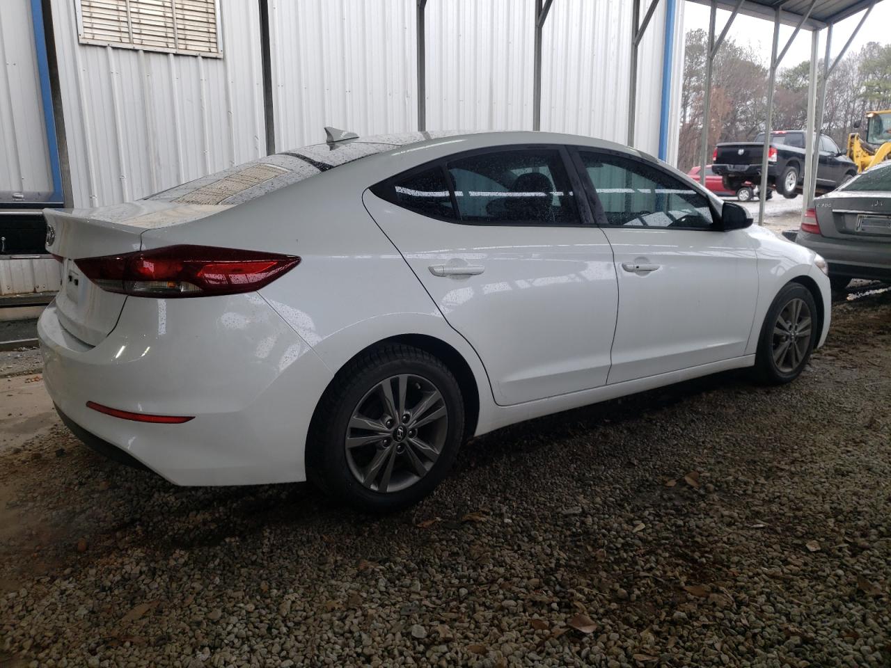 2017 Hyundai Elantra VIN 5NPD84LF8HH208420 Copart auction photo, side / rear end damage thumbnail 3