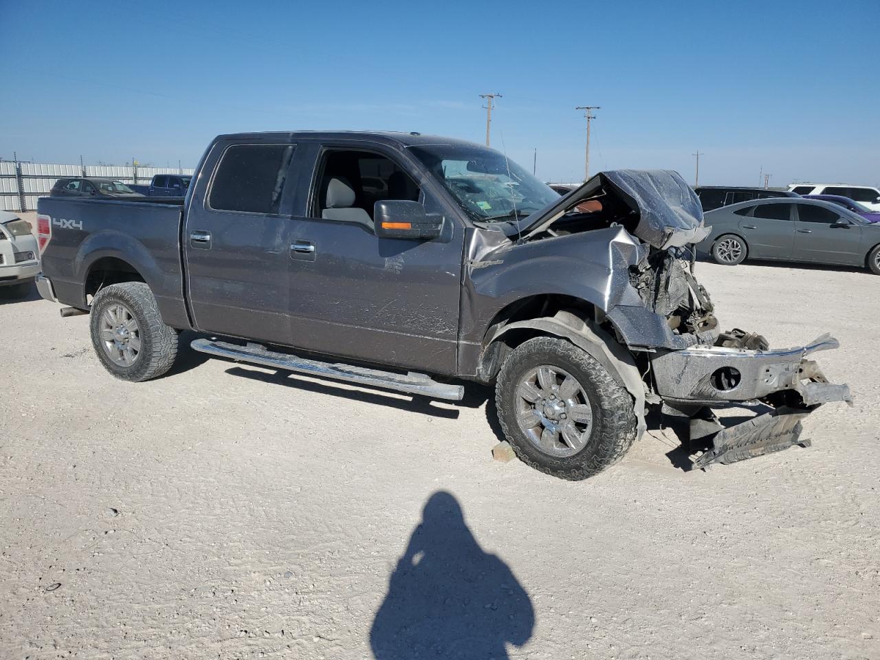 2012 Ford F-150 VIN 1FTFW1EF4CFC99778 Copart auction photo, front end / side damage thumbnail 4