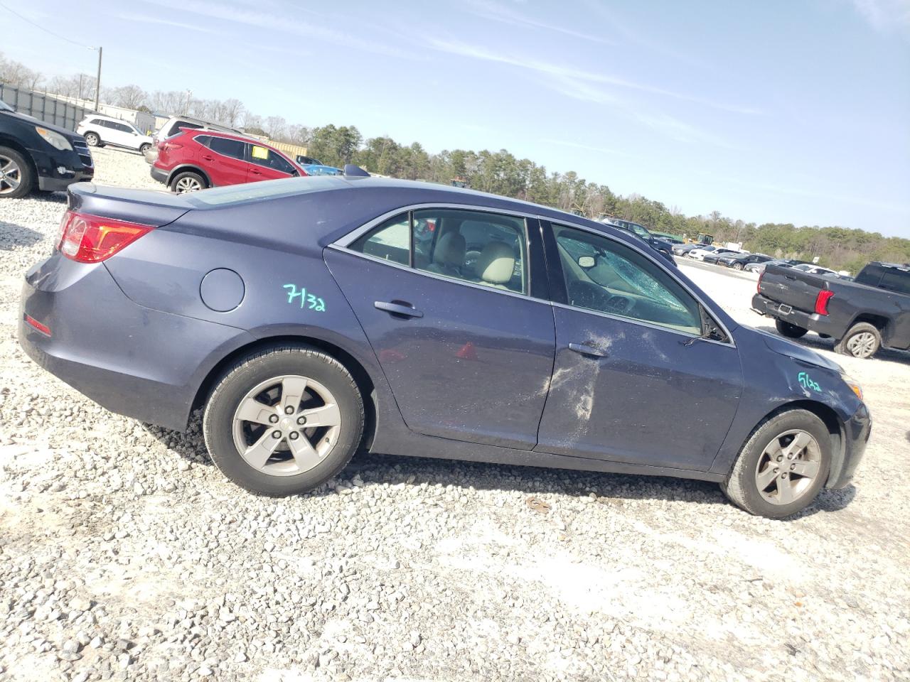 2013 Chevrolet Malibu VIN 1G11C5SA4DF189066 Copart auction photo, front end / top/roof damage thumbnail 3