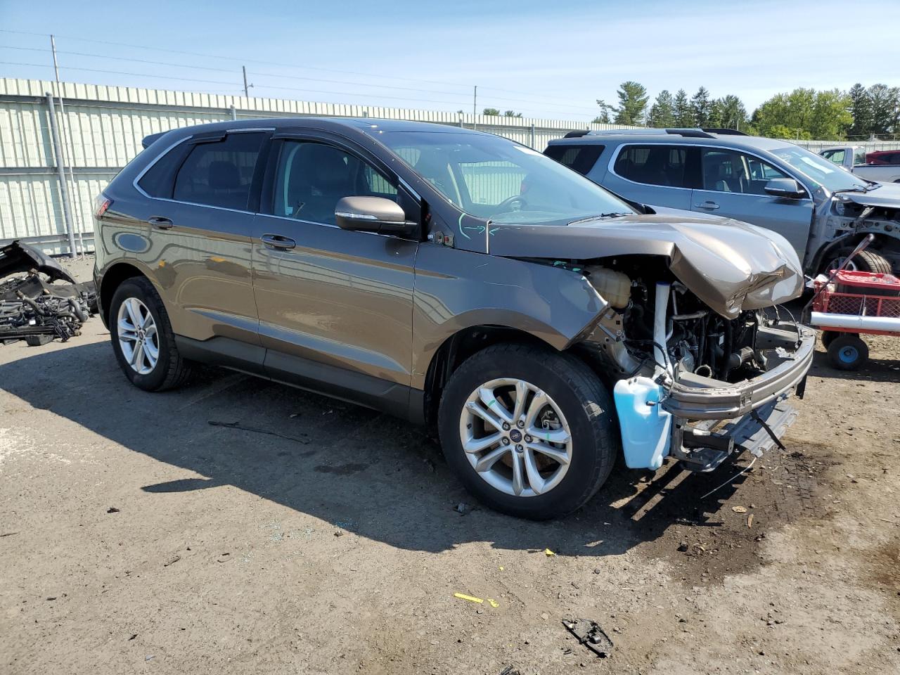 2019 Ford Edge VIN 2FMPK4J98KBB85098 Copart auction photo, front end damage thumbnail 4
