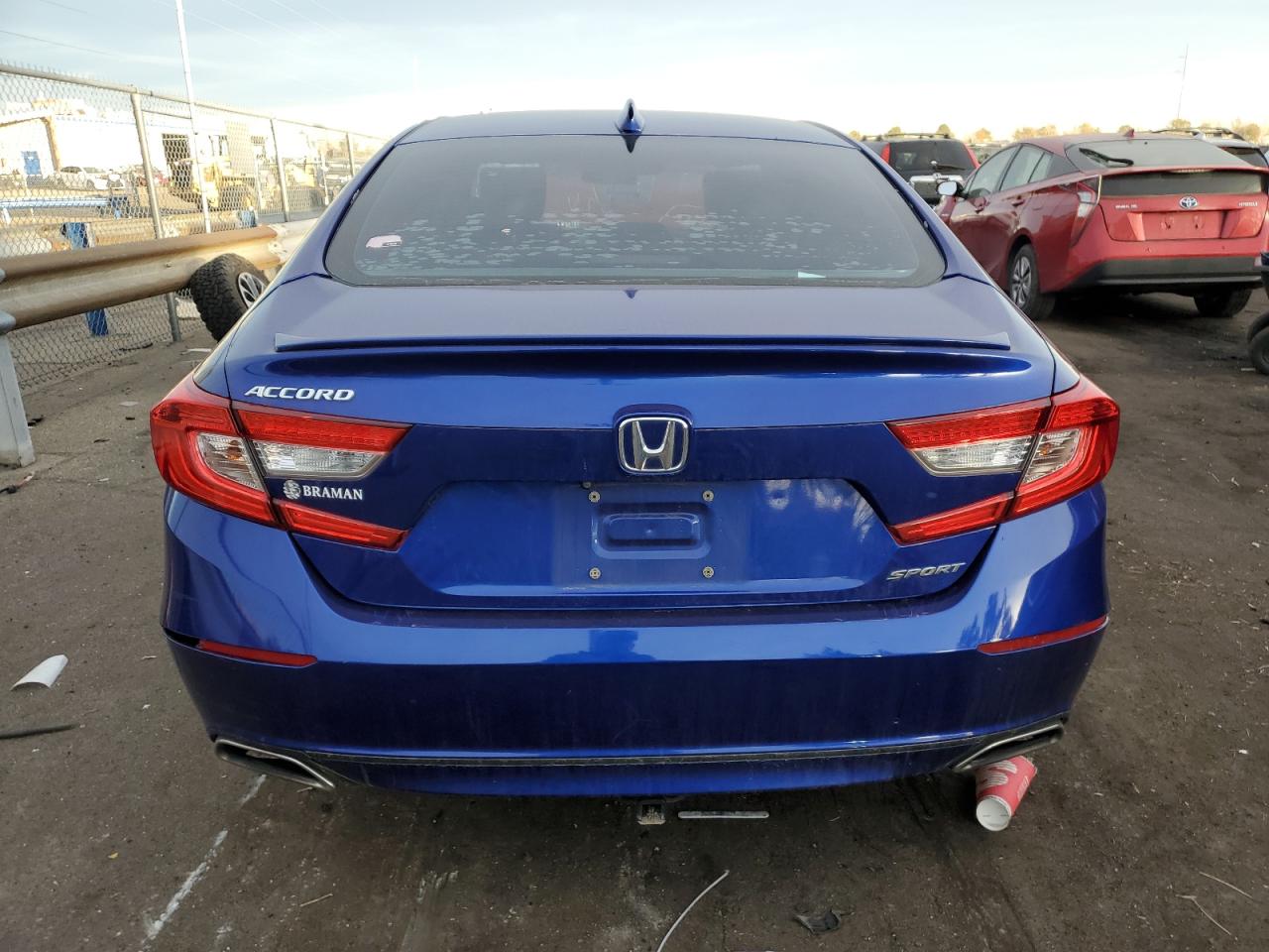 2019 Honda Accord VIN 1HGCV1F39KA006416 Copart auction photo, side damage thumbnail 6
