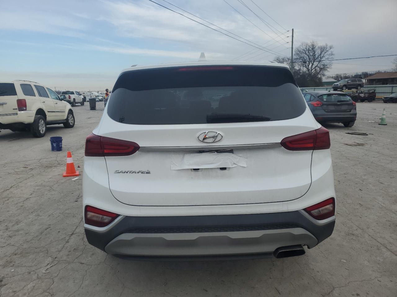2020 Hyundai Santa Fe VIN 5NMS33AD9LH246973 Copart auction photo, side damage thumbnail 6