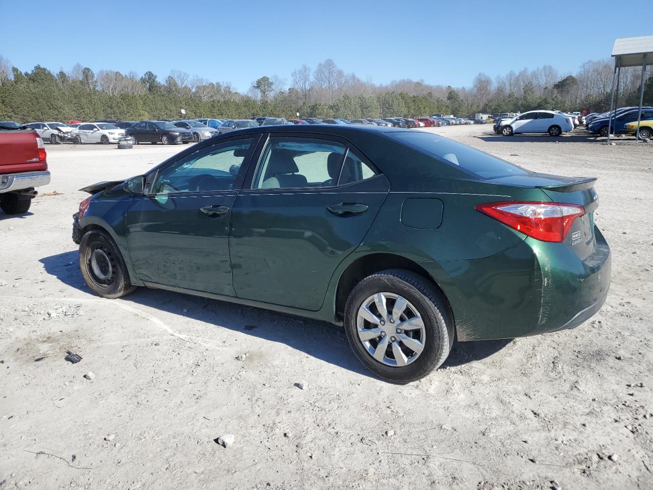 2014 Toyota Corolla VIN 2T1BPRHE4EC049871 Copart auction photo, front end / undercarriage damage thumbnail 2