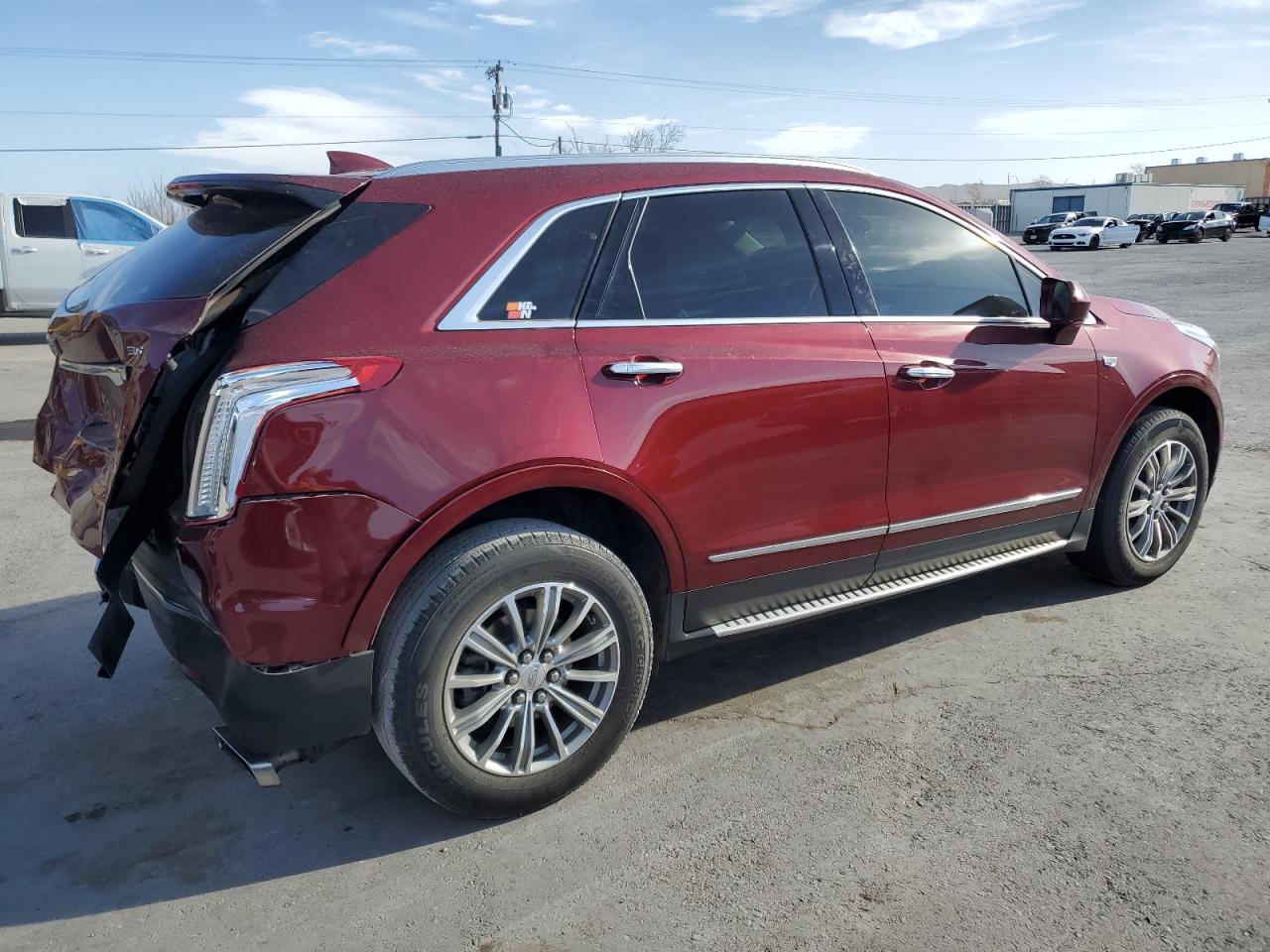 2018 Cadillac XT5 VIN 1GYKNCRS3JZ223611 Copart auction photo, rear end damage thumbnail 3