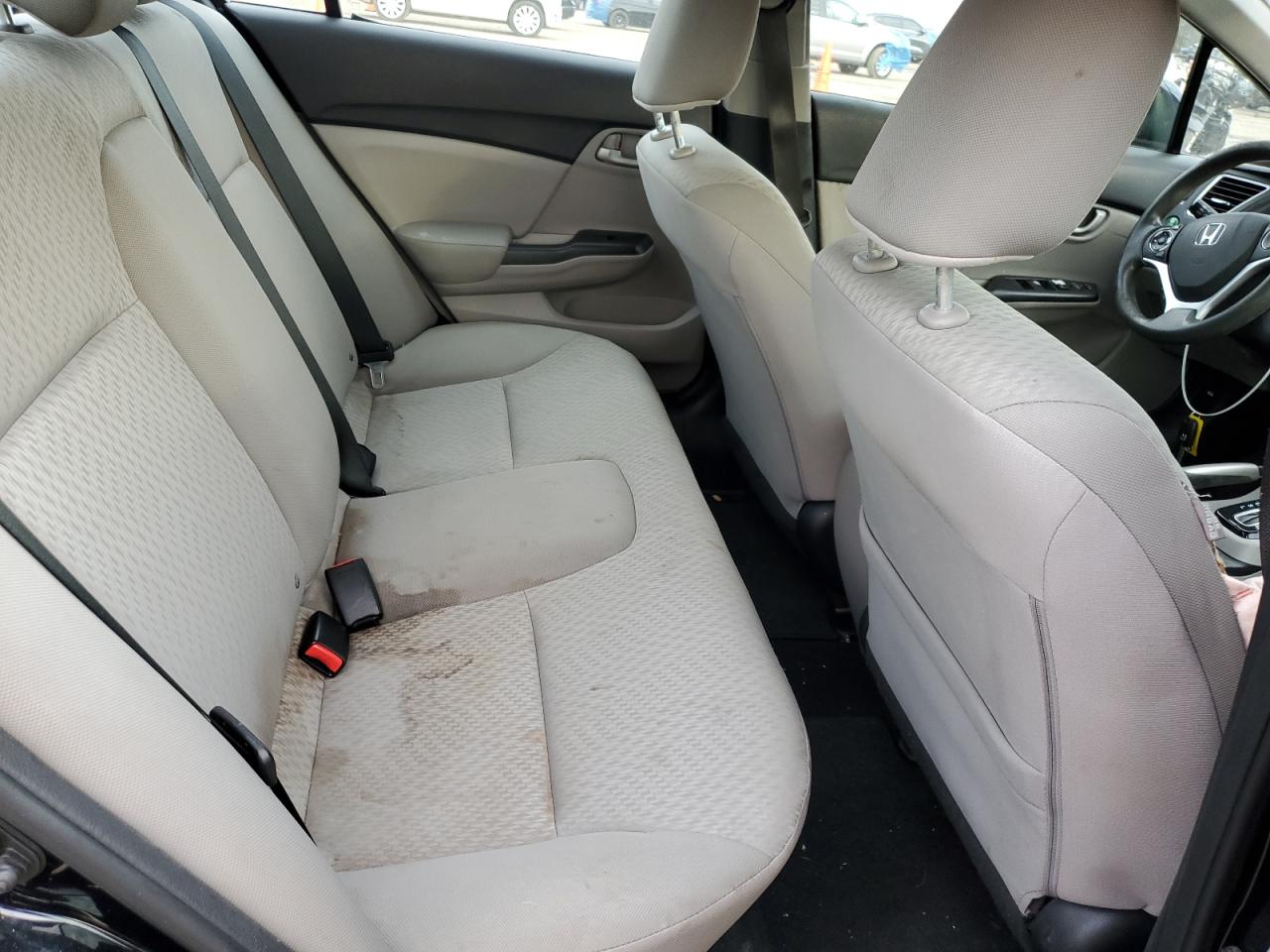 2015 Honda Civic VIN 19XFB2F57FE121109 Copart auction photo, rear end / side damage thumbnail 10
