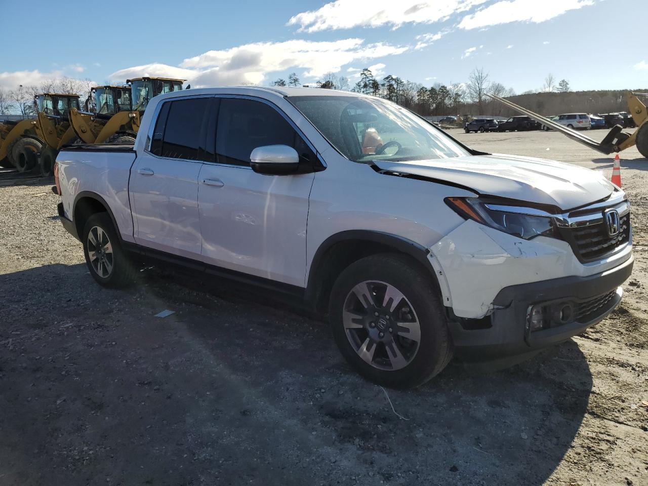 2019 Honda Ridgeline VIN 5FPYK3F50KB045100 Copart auction photo, front end damage thumbnail 4