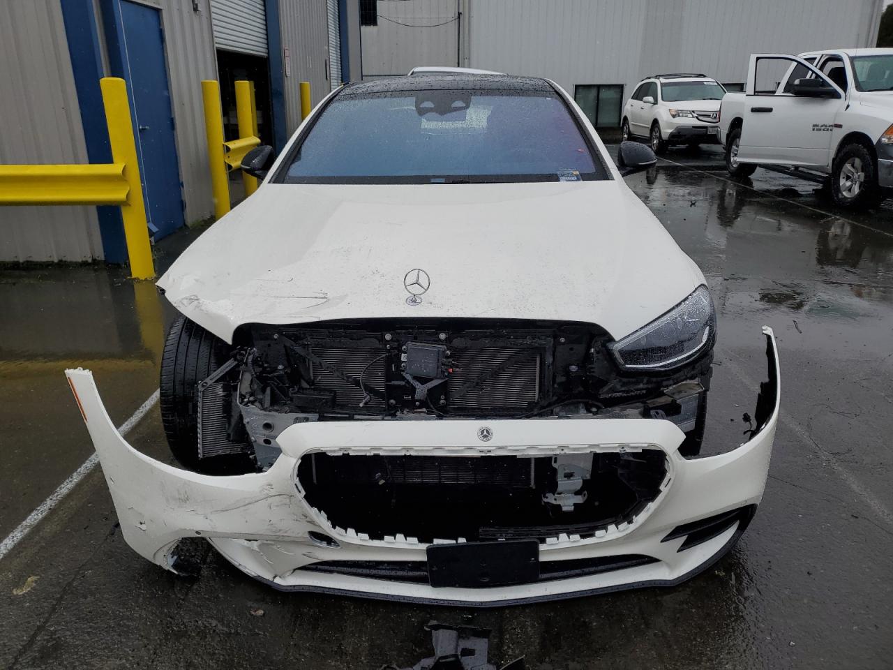 2022 Mercedes-Benz S-klasse VIN W1K6G7GB2NA137969 Copart auction photo, all over damage thumbnail 5