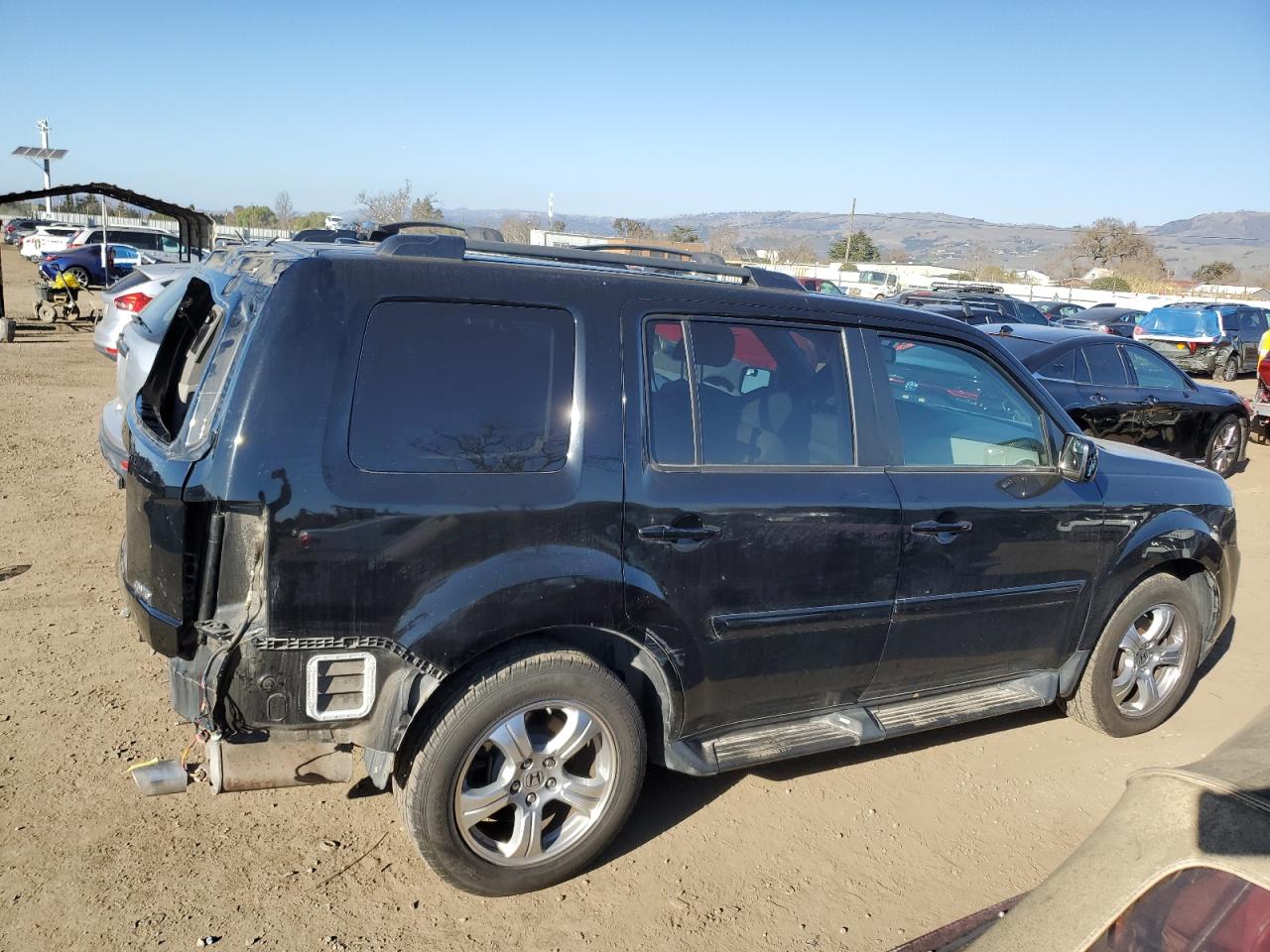 2013 Honda Pilot VIN 5FNYF4H58DB058843 Copart auction photo, rear end damage thumbnail 3