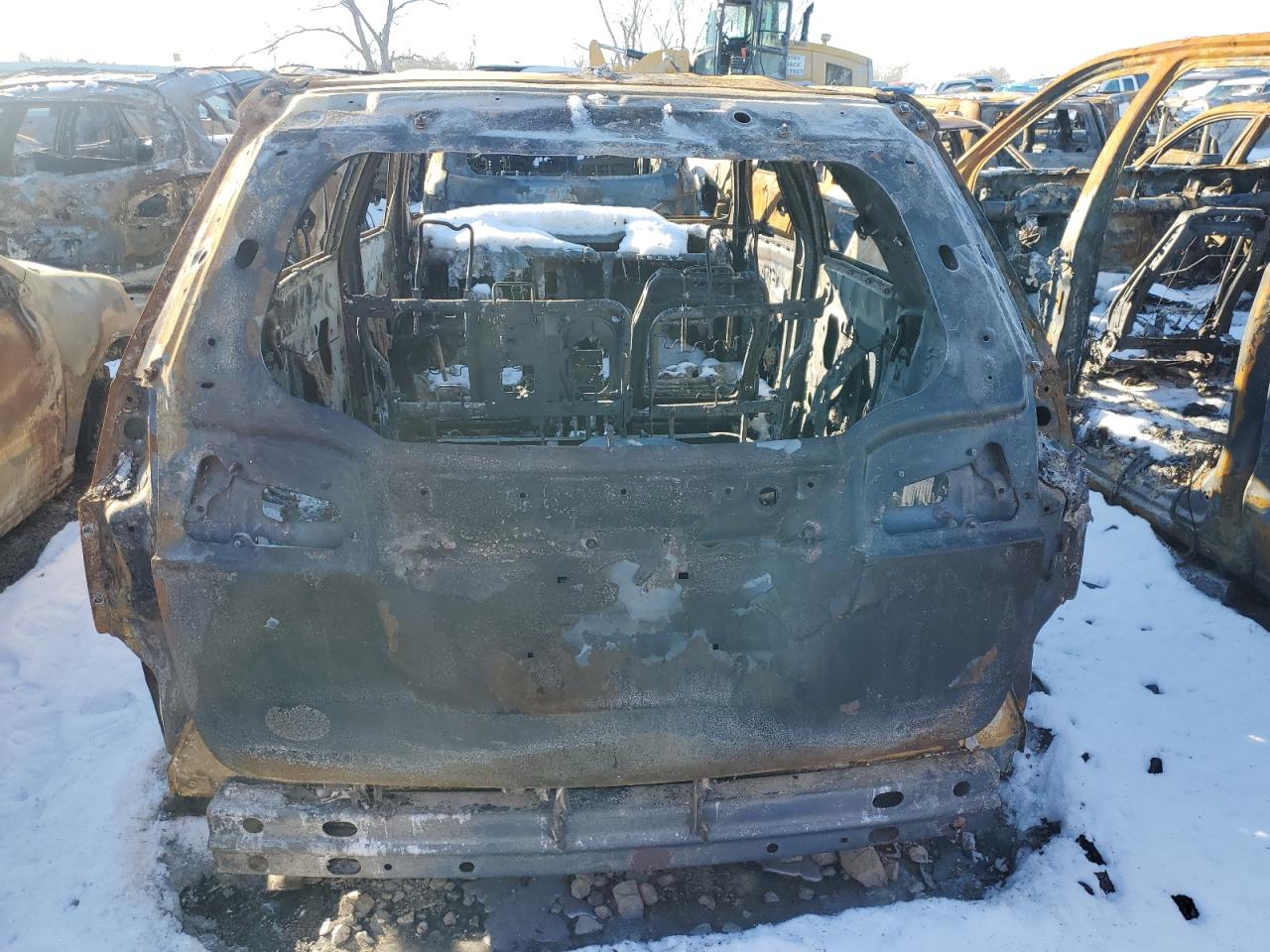 2013 GMC Terrain VIN 2GKFLREK2D6345385 Copart auction photo, burn damage thumbnail 6