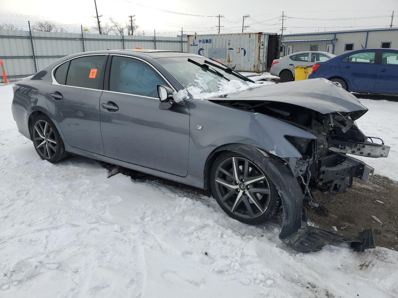 2016 Lexus GS VIN JTHCZ1BL2GA000391 Copart auction photo, front end damage thumbnail 4