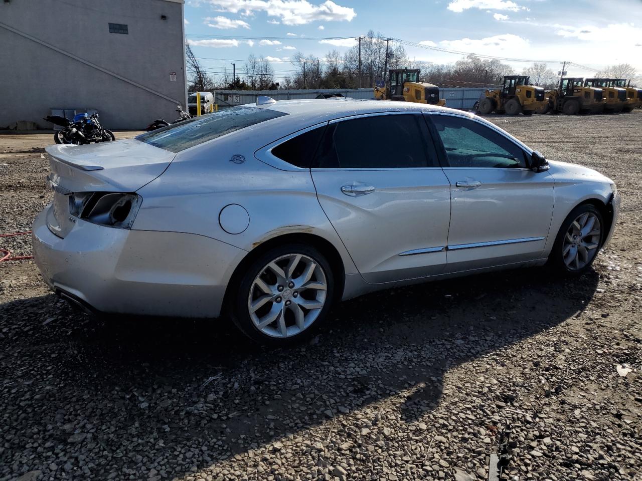 2014 Chevrolet Impala VIN 2G1155S36E9101768 Copart auction photo, front end / rear end damage thumbnail 3