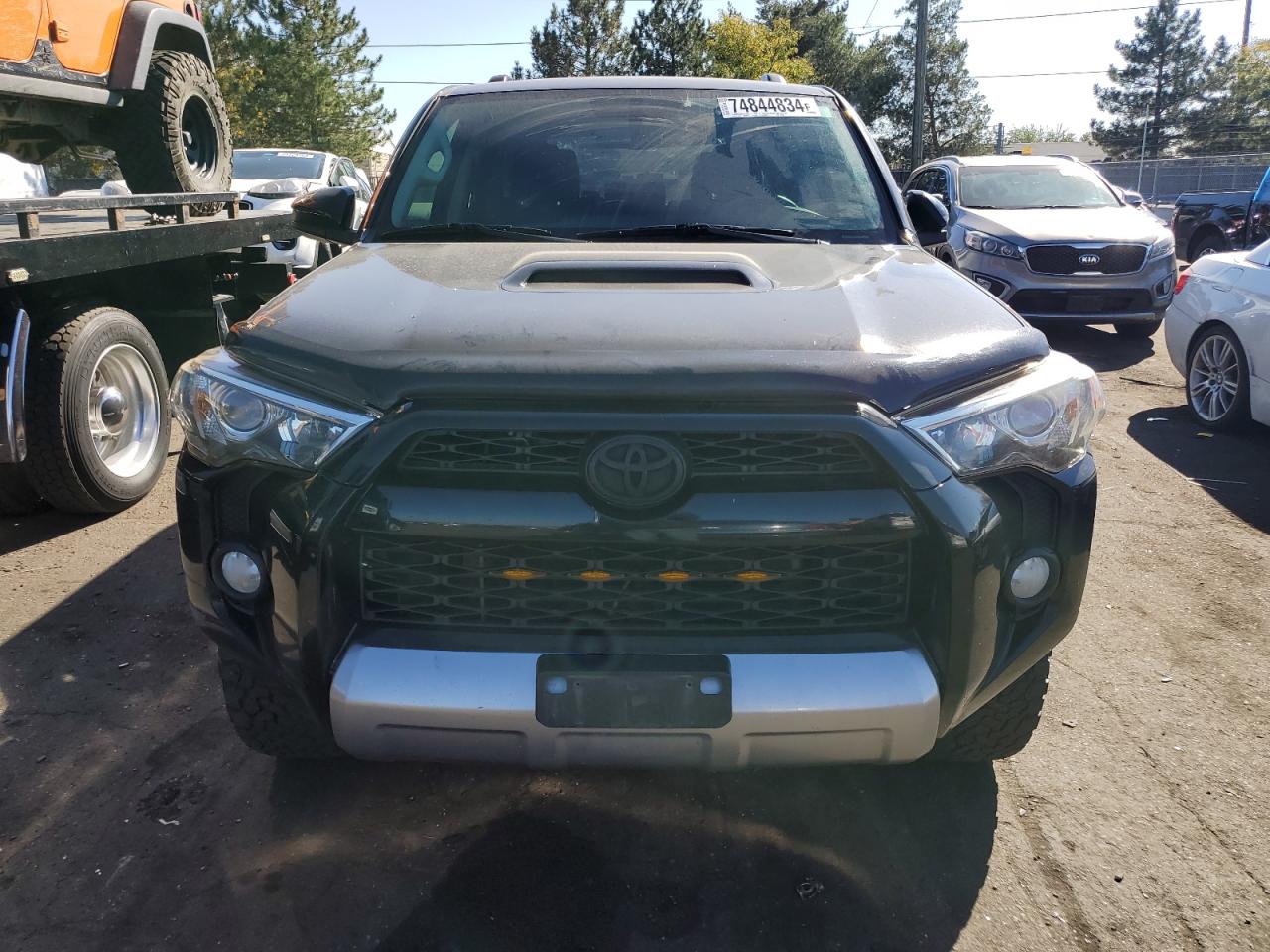 2014 Toyota 4Runner VIN JTEBU5JR0E5187009 Copart auction photo, side damage thumbnail 5