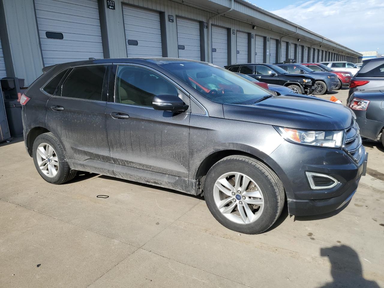 2017 Ford Edge VIN 2FMPK4J87HBB91250 Copart auction photo, front end damage thumbnail 4