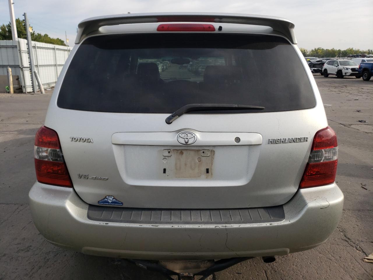 2006 Toyota Highlander VIN JTEEP21A660168119 Copart auction photo, minor dent/scratches / damage history damage thumbnail 6