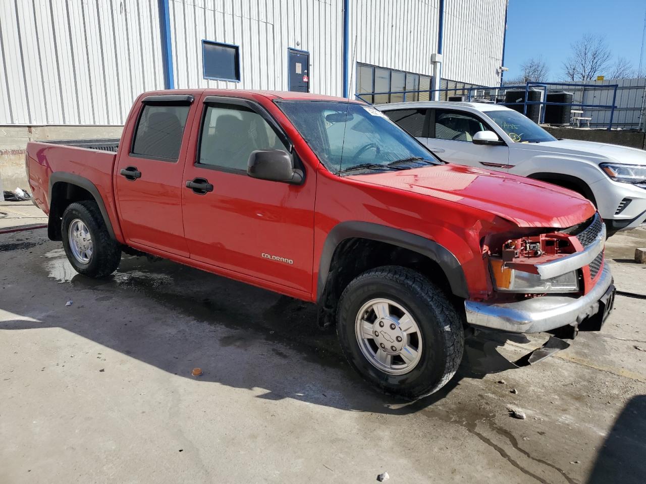 2005 Chevrolet Colorado VIN 1GCDT136658116875 Copart auction photo, front end damage thumbnail 4