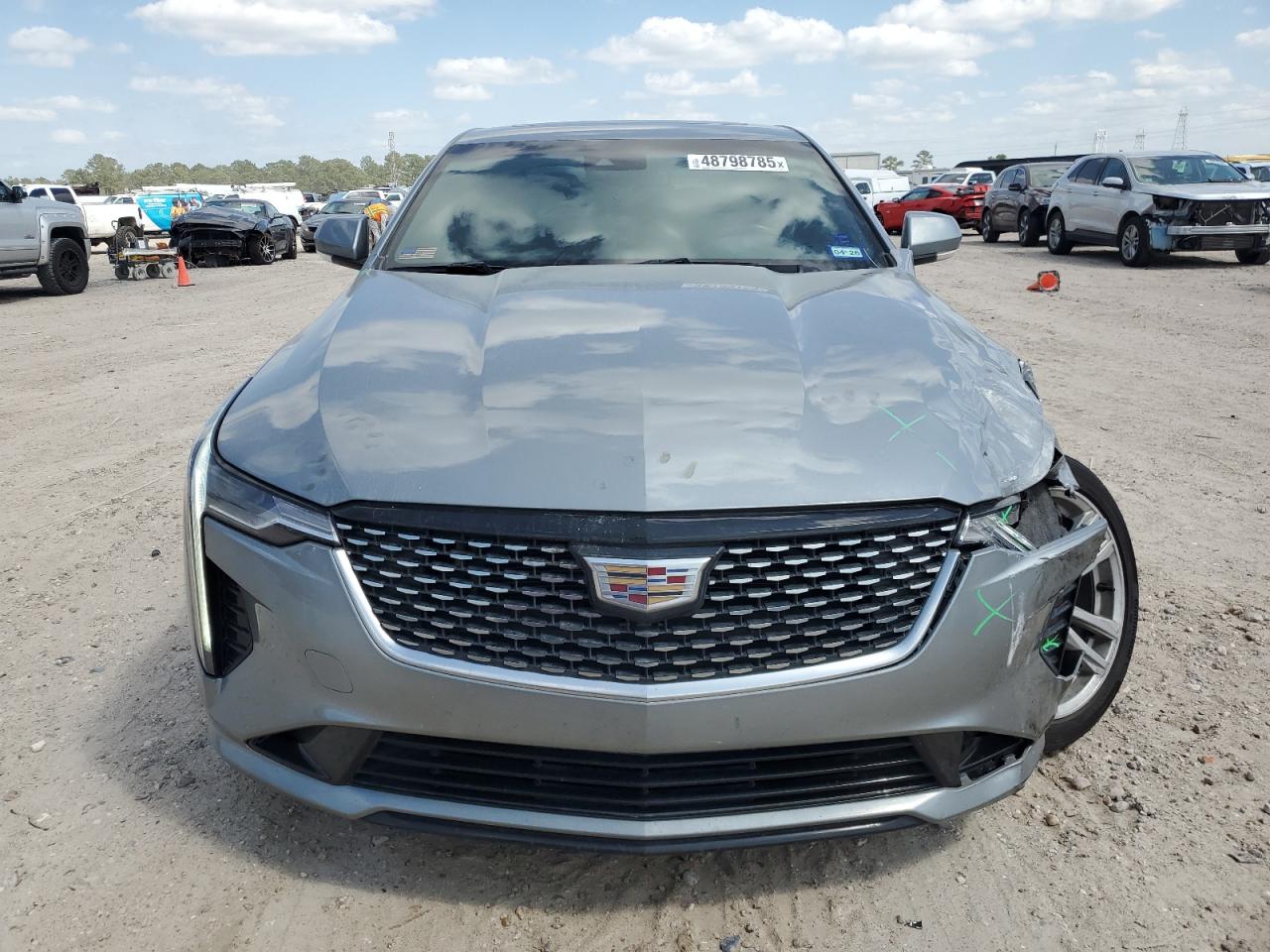 2024 Cadillac CT4 VIN 1G6DJ5RK7R0118076 Copart auction photo, front end / undercarriage damage thumbnail 5