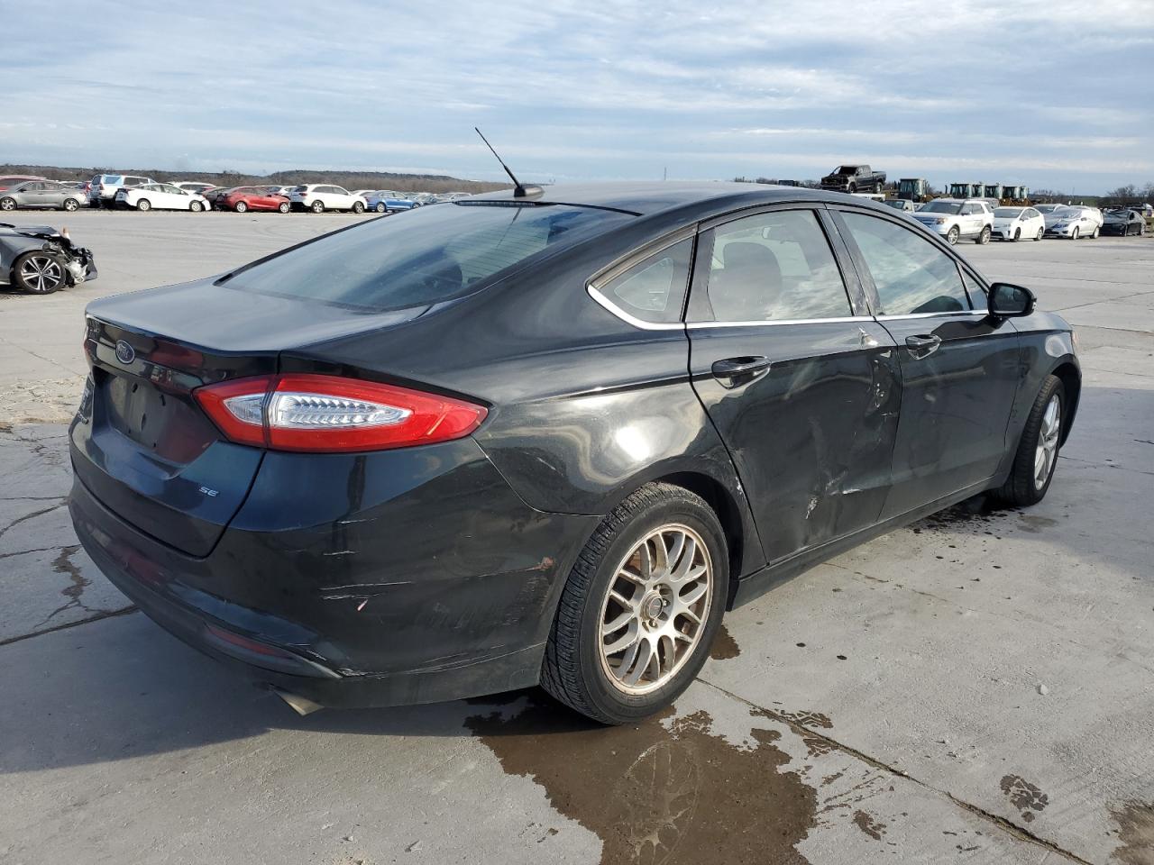 2014 Ford Fusion VIN 3FA6P0H72ER164886 Copart auction photo, side / minor dent/scratches damage thumbnail 3