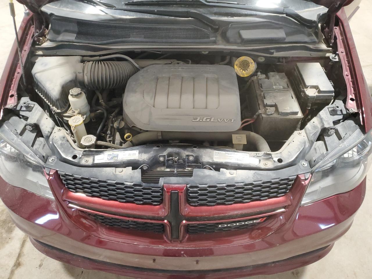 2017 Dodge Caravan VIN 2C4RDGEG6HR847570 Copart auction photo, undercarriage damage thumbnail 12