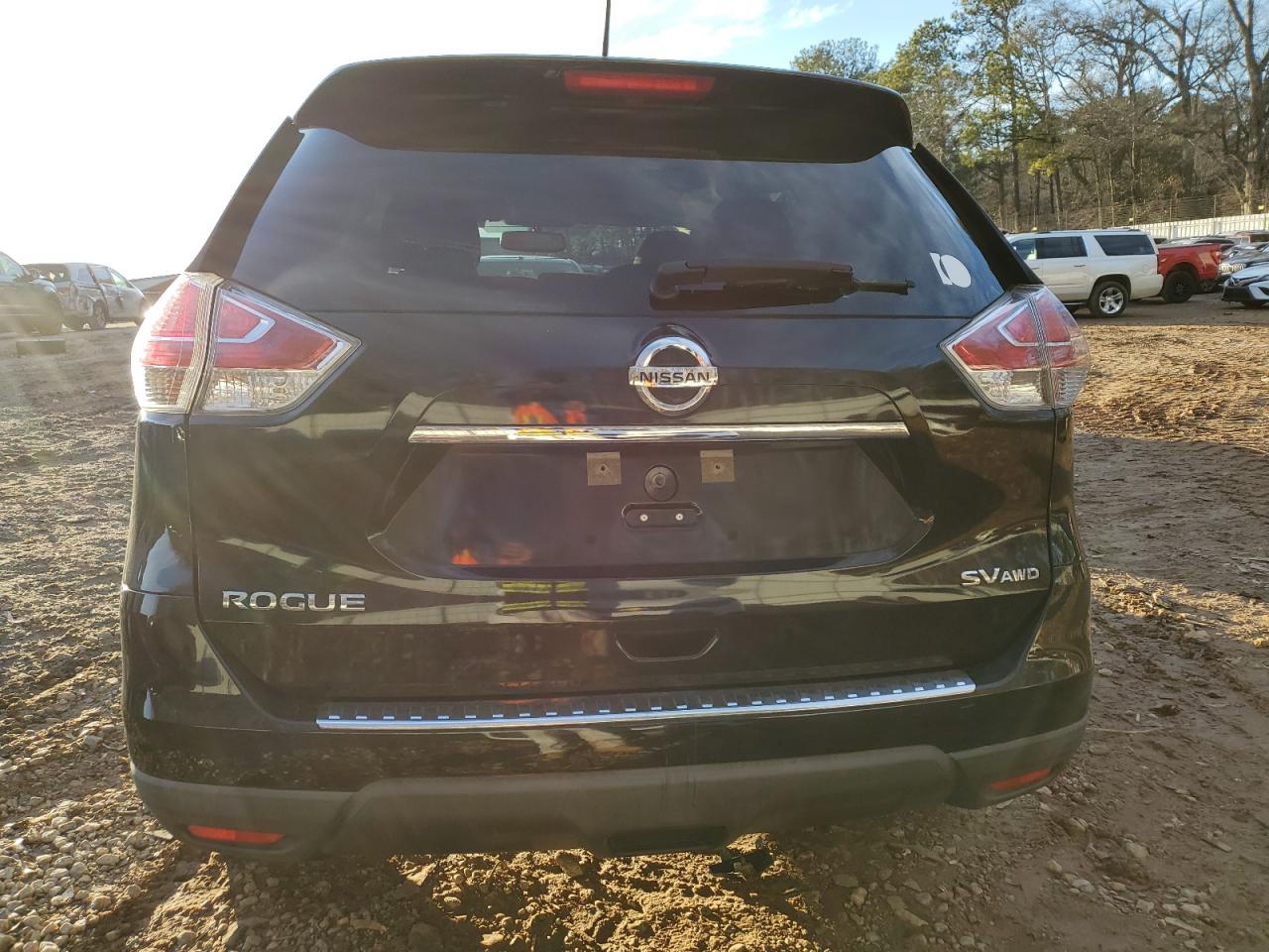 2016 Nissan Rogue VIN KNMAT2MV2GP710032 Copart auction photo, rear end / side damage thumbnail 6
