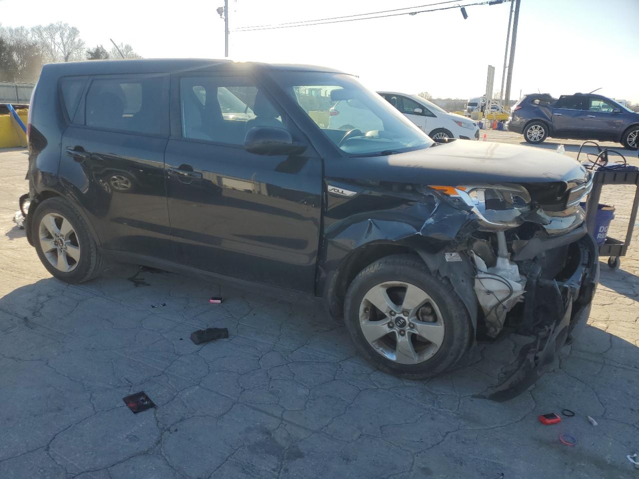 2017 KIA Soul VIN KNDJN2A28H7459815 Copart auction photo, front end damage thumbnail 4