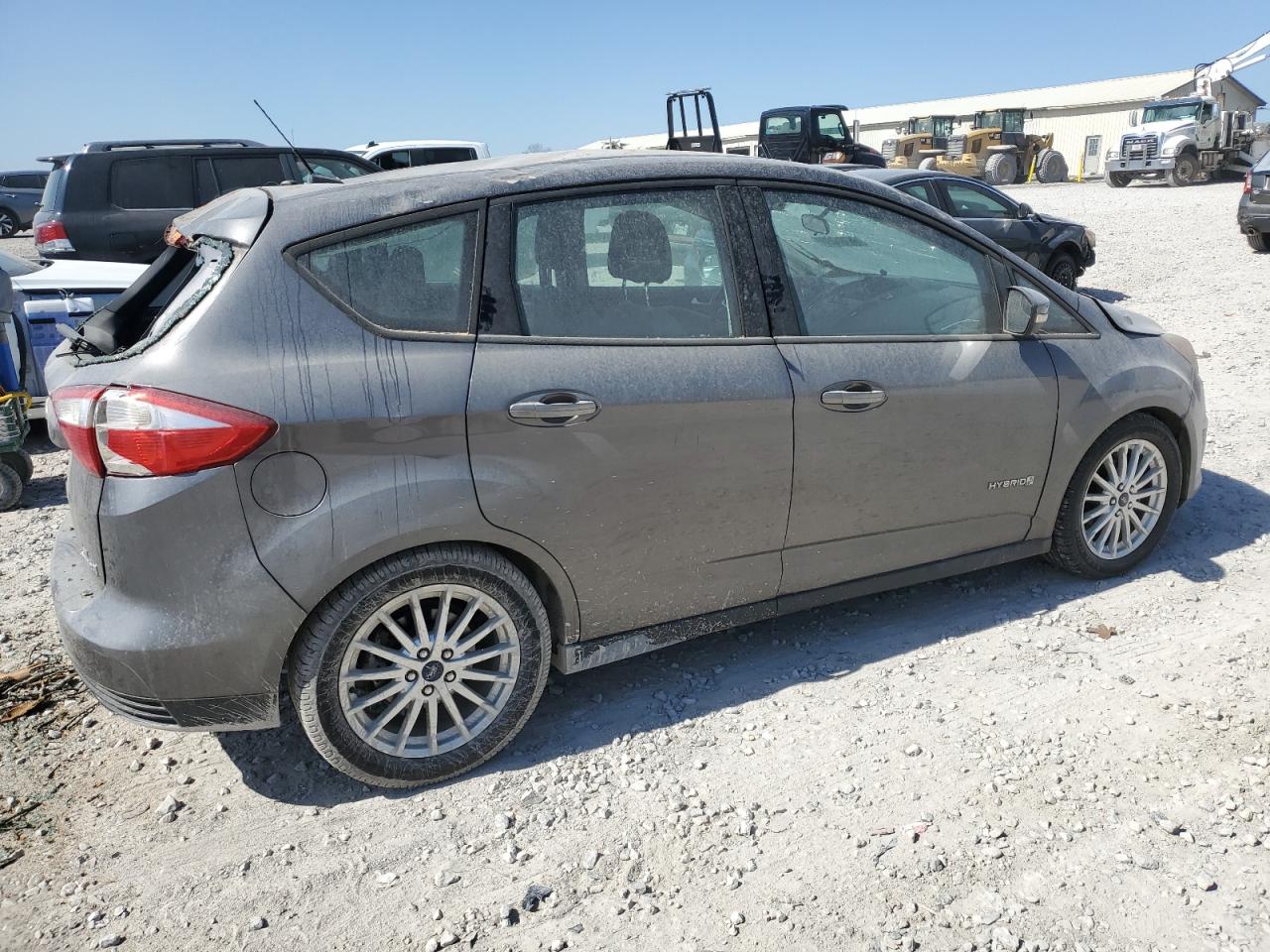 2013 Ford C-MAX VIN 1FADP5AU5DL538294 Copart auction photo, top/roof / rear end damage thumbnail 3