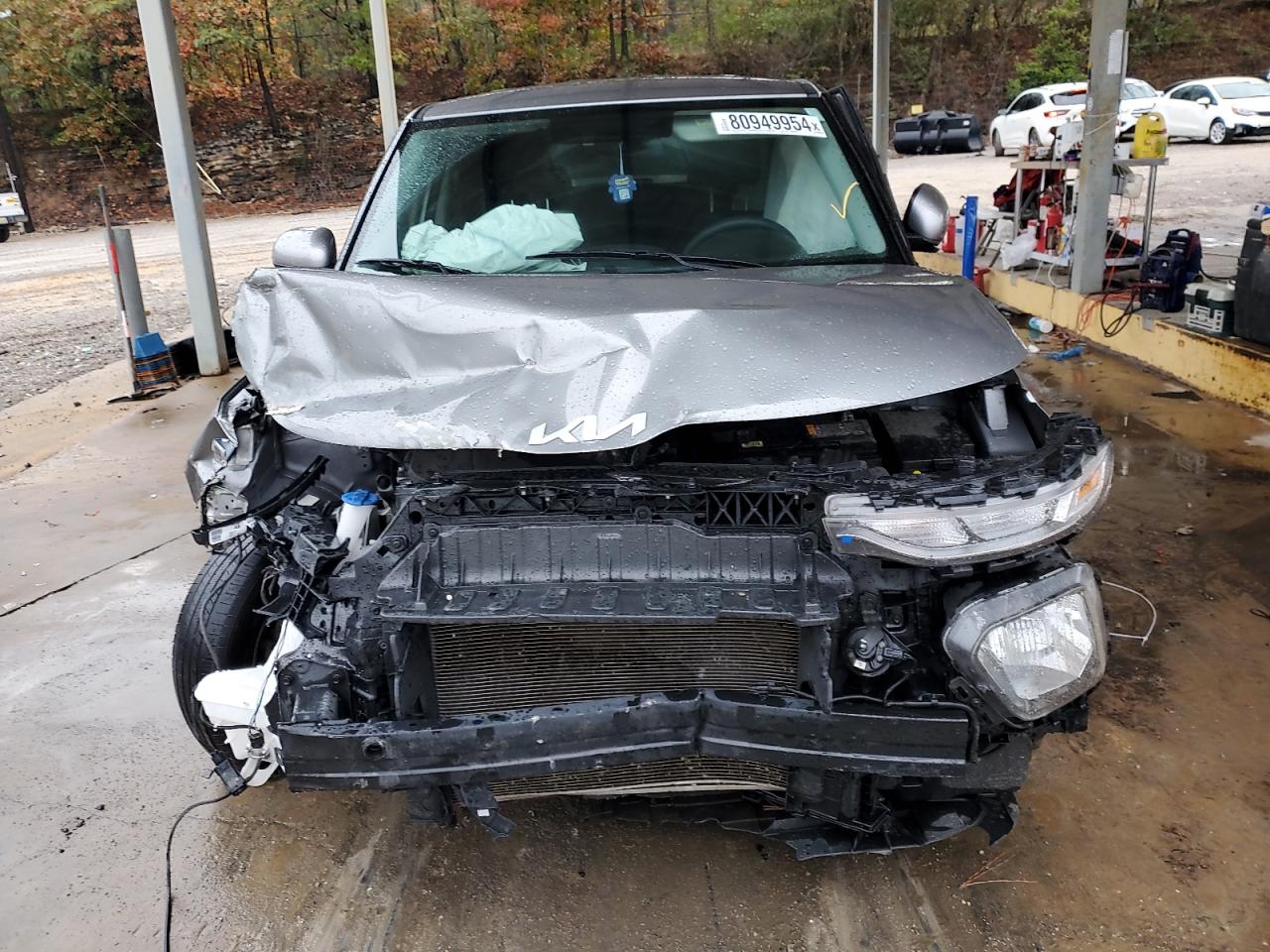 2022 KIA Soul VIN KNDJ23AU6N7828750 Copart auction photo, front end / side damage thumbnail 5