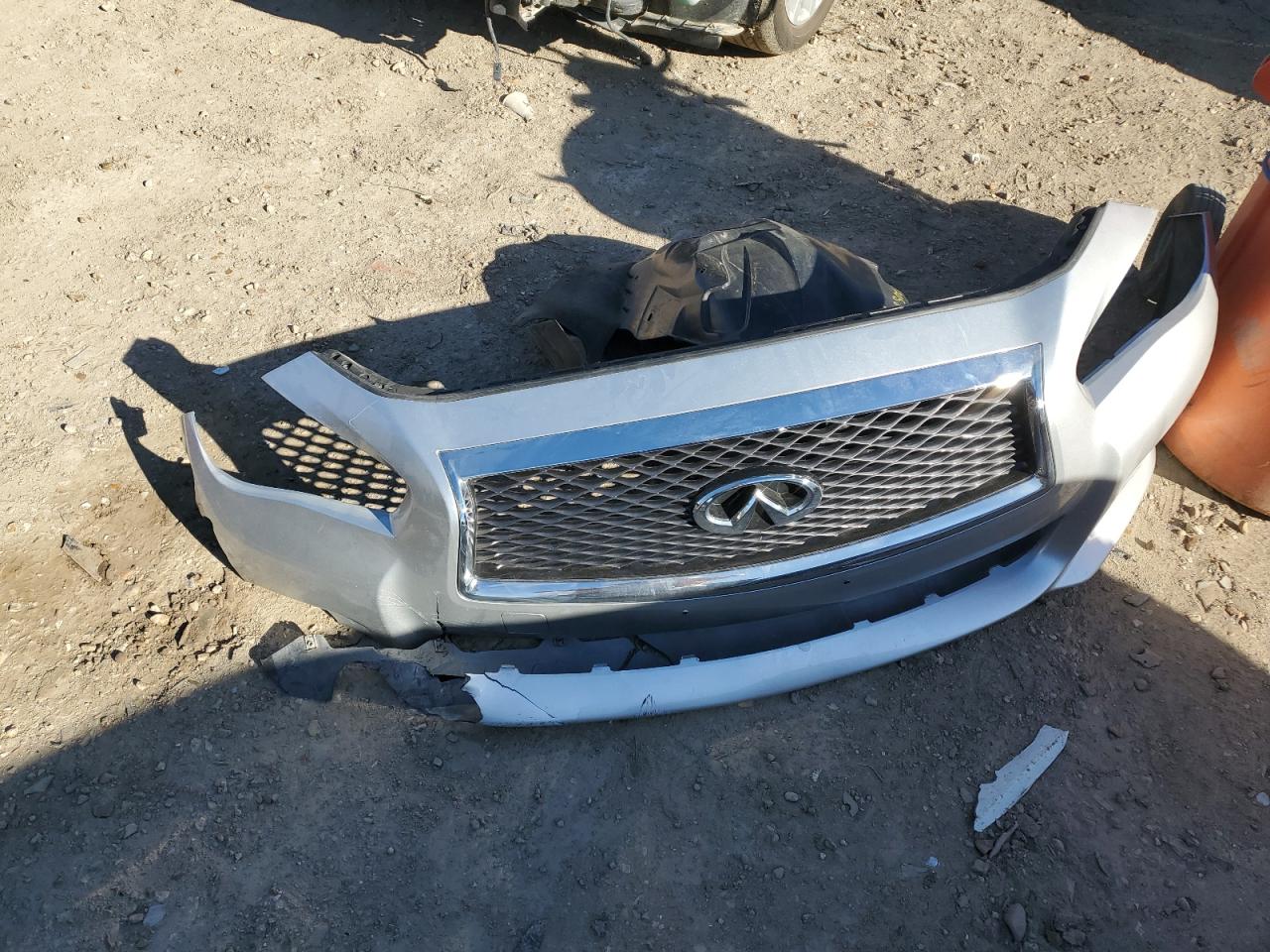 2014 Infiniti Q50 VIN JN1BV7AR4EM697899 Copart auction photo, front end damage thumbnail 12
