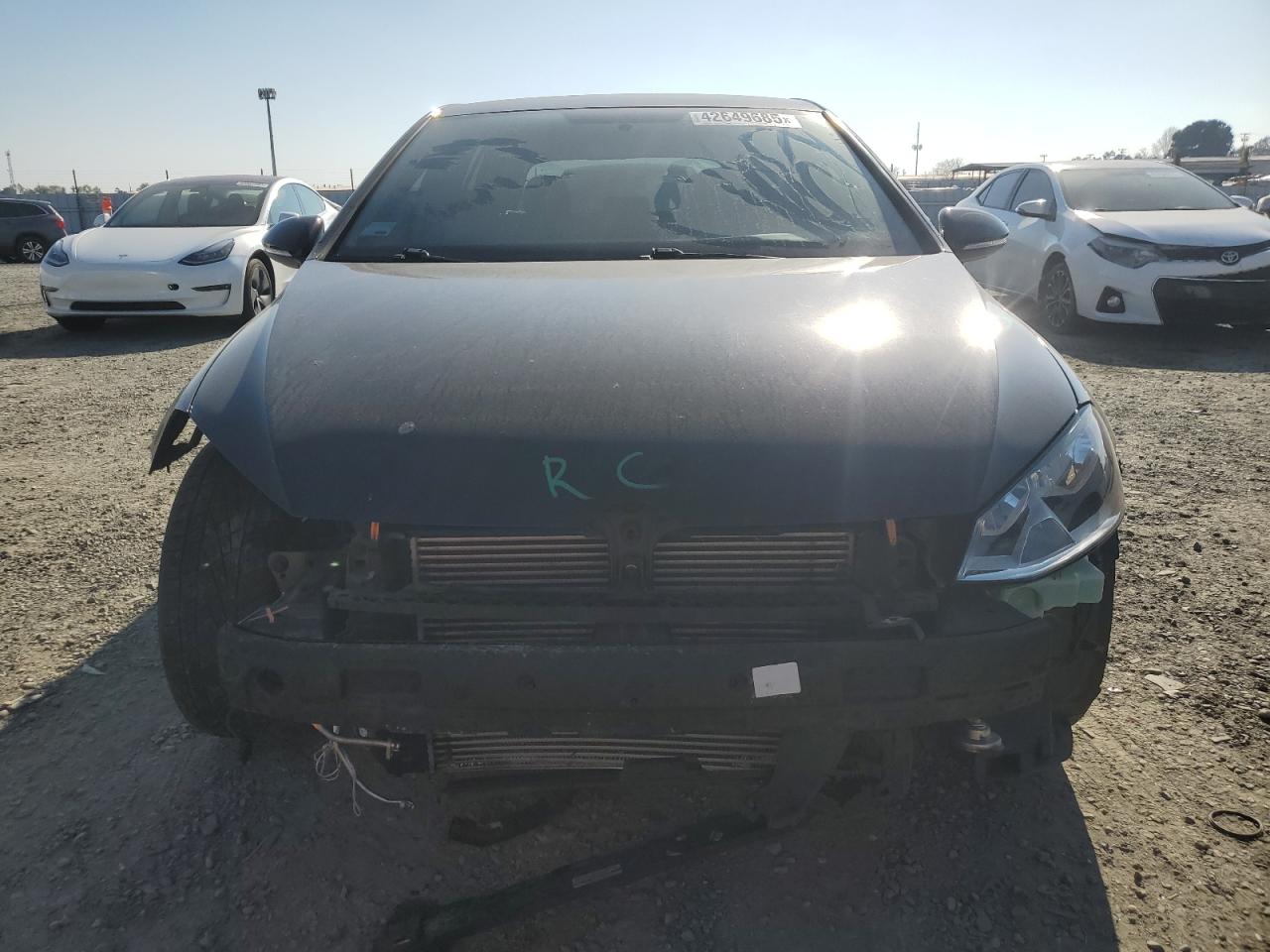 2017 Volkswagen GTI VIN 3VW4T7AU1HM063553 Copart auction photo, front end damage thumbnail 5