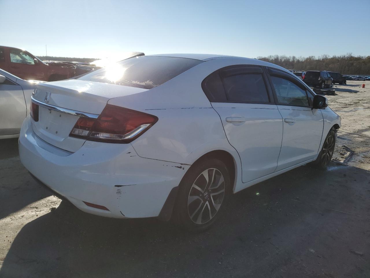 2013 Honda Civic VIN 2HGFB2F83DH535890 Copart auction photo, front end damage thumbnail 3