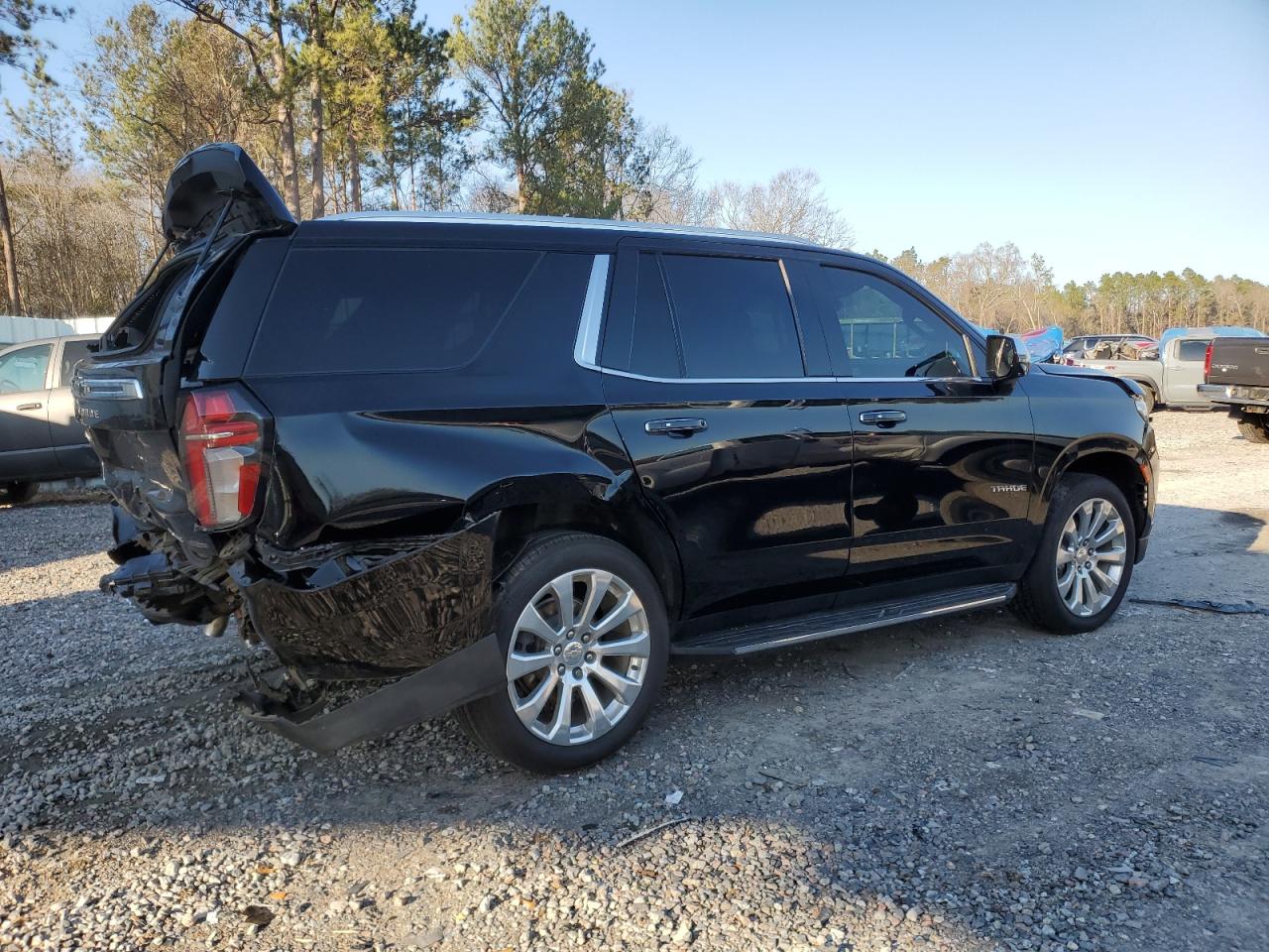 2021 Chevrolet Tahoe VIN 1GNSKSKD9MR321669 Copart auction photo, rear end / front end damage thumbnail 3