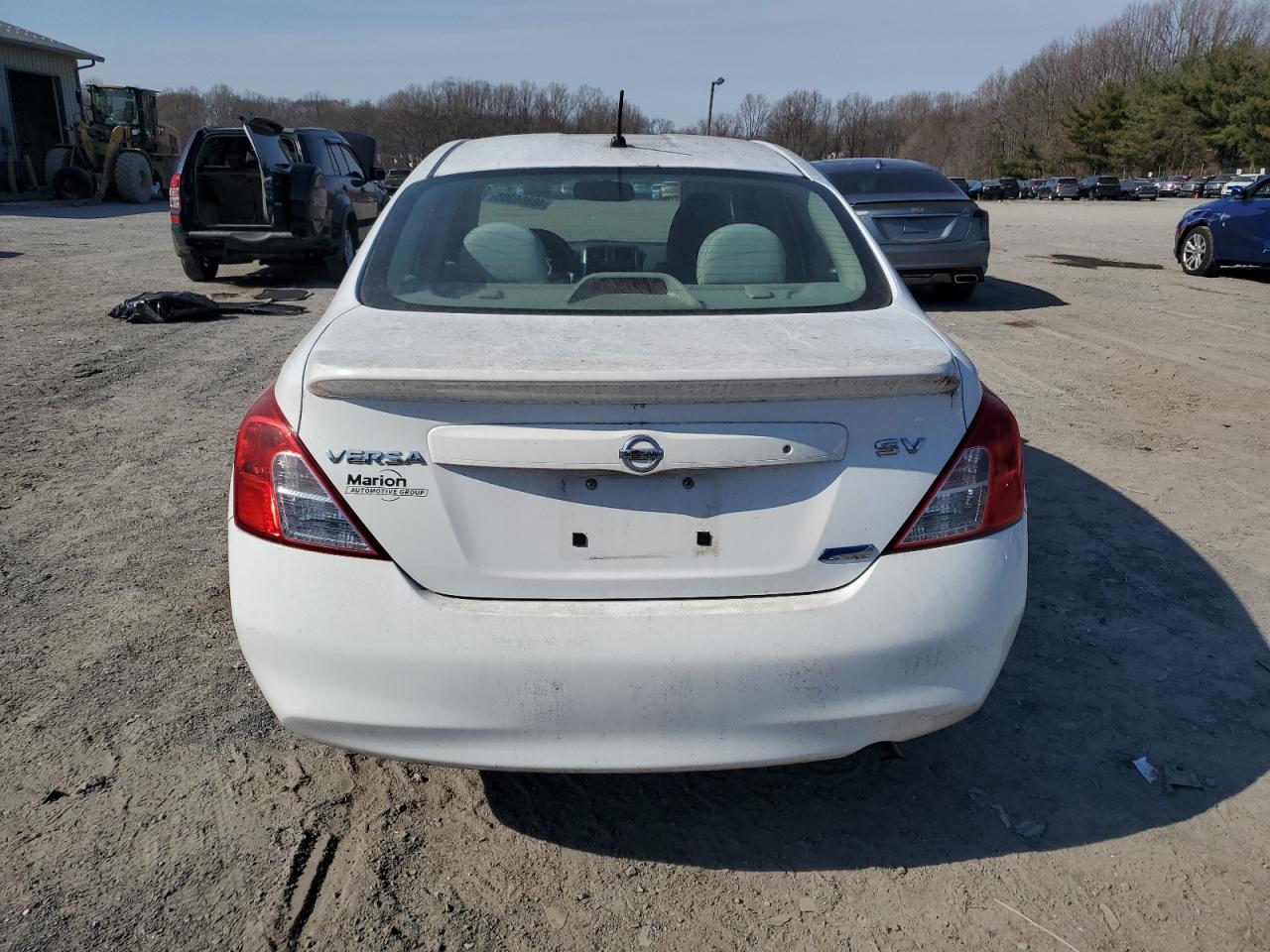 2012 Nissan Versa VIN 3N1CN7AP7CL884953 Copart auction photo, front end / mechanical damage thumbnail 6