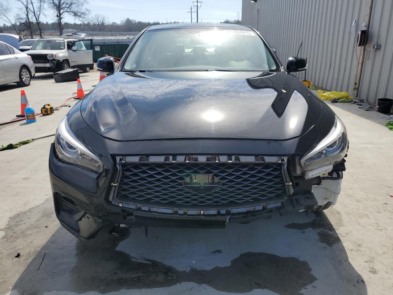 2020 Infiniti Q50 VIN JN1EV7AP0LM207631 Copart auction photo, front end damage thumbnail 5