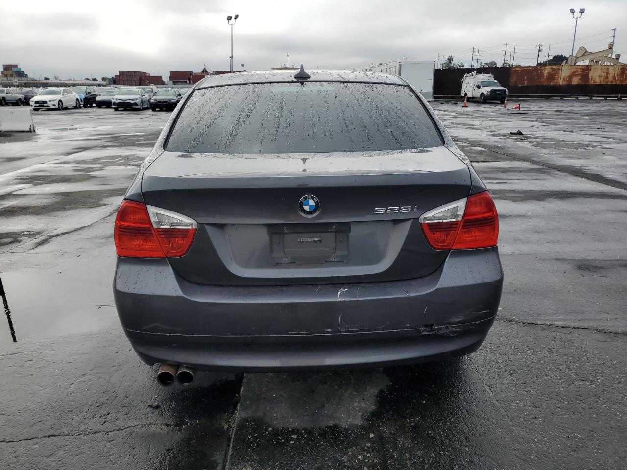 2007 BMW 3er VIN WBAVC53547FZ78944 Copart auction photo, all over damage thumbnail 6