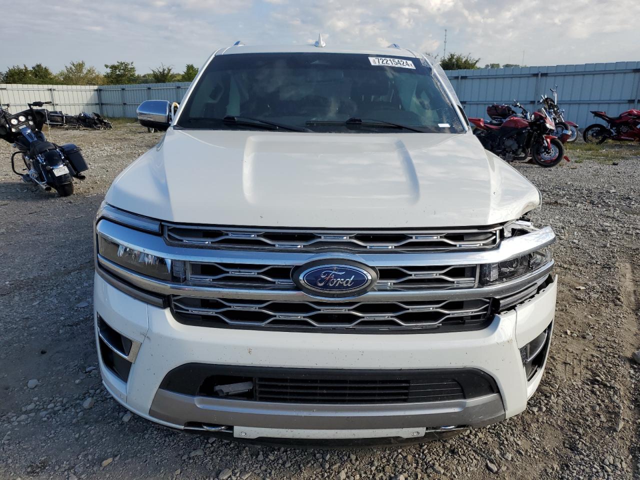 2022 Ford Expedition VIN 1FMJK1MT7NEA20003 Copart auction photo, front end / side damage thumbnail 5