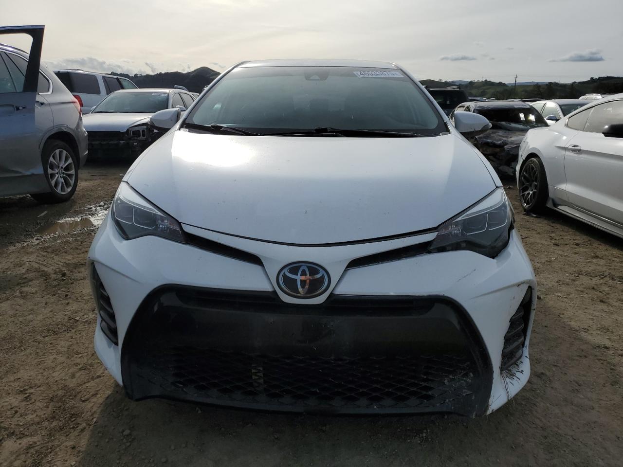2017 Toyota Corolla VIN 5YFBURHE6HP709809 Copart auction photo, front end / rear end damage thumbnail 5