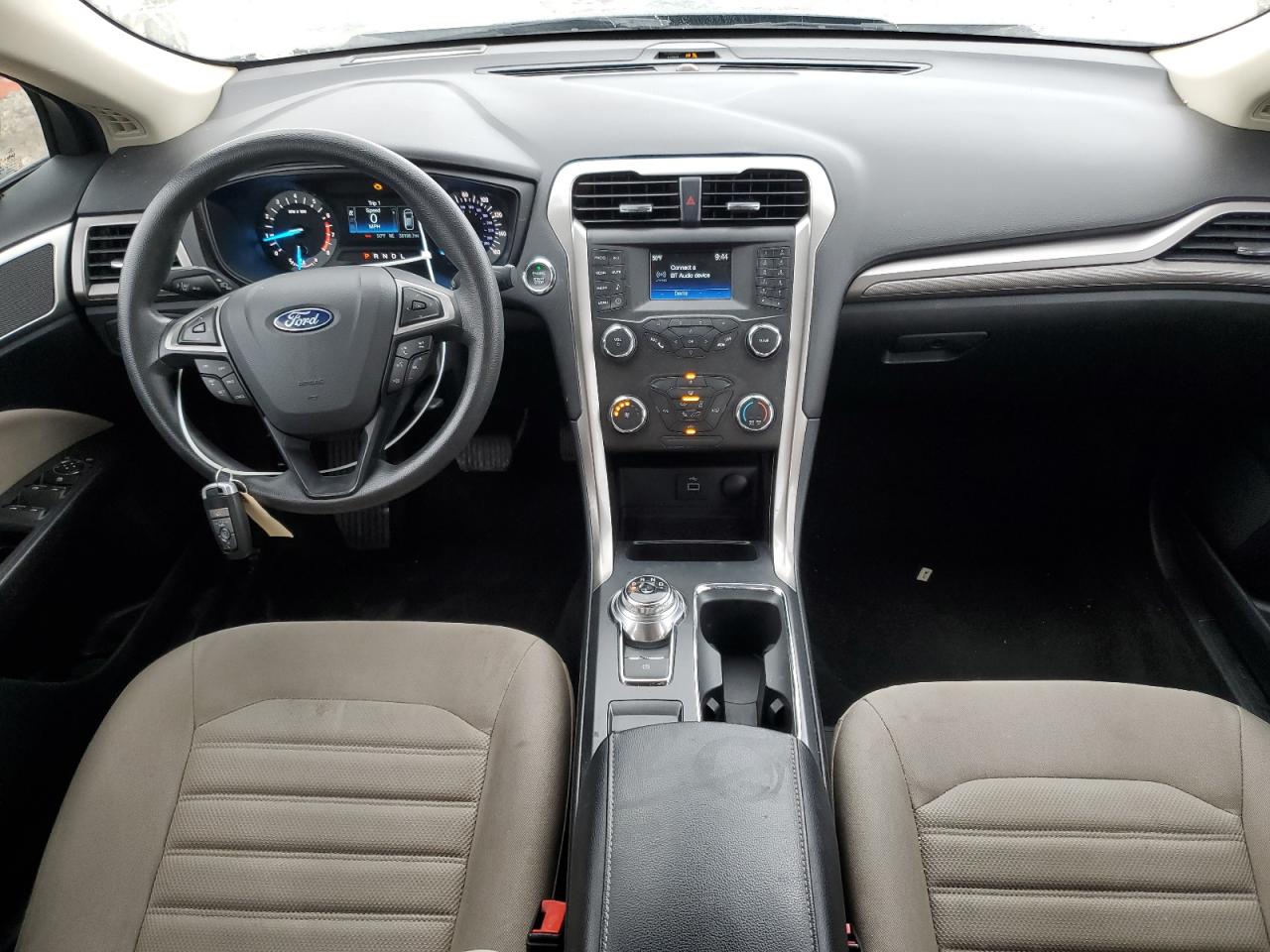 2019 Ford Fusion VIN 3FA6P0G73KR177059 Copart auction photo, front end damage thumbnail 8