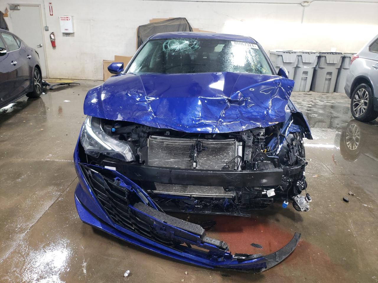 2022 Hyundai Elantra VIN 5NPLM4AG4NH071054 Copart auction photo, front end damage thumbnail 5