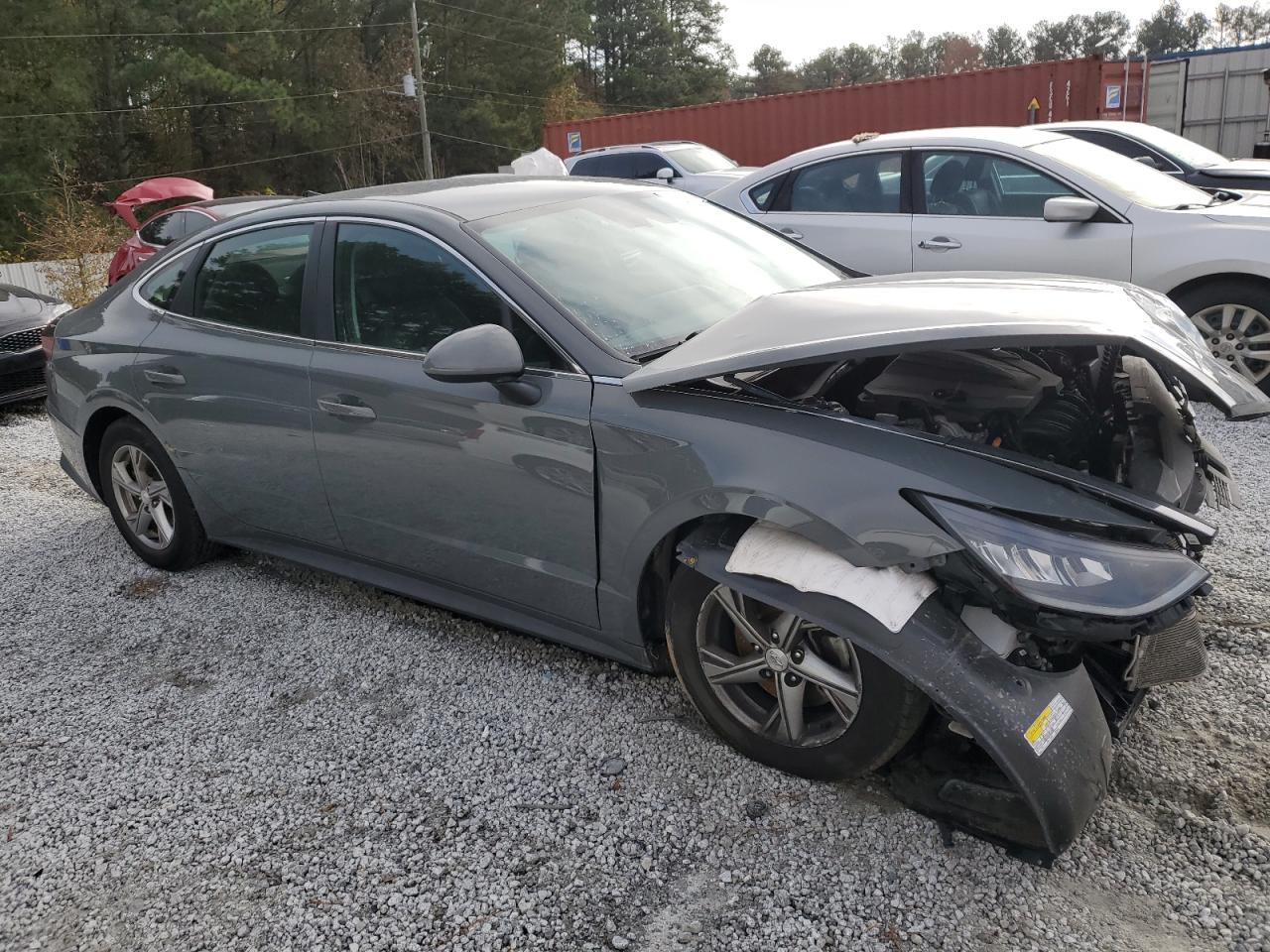 2021 Hyundai Sonata VIN 5NPEG4JA9MH065583 Copart auction photo, front end / mechanical damage thumbnail 4
