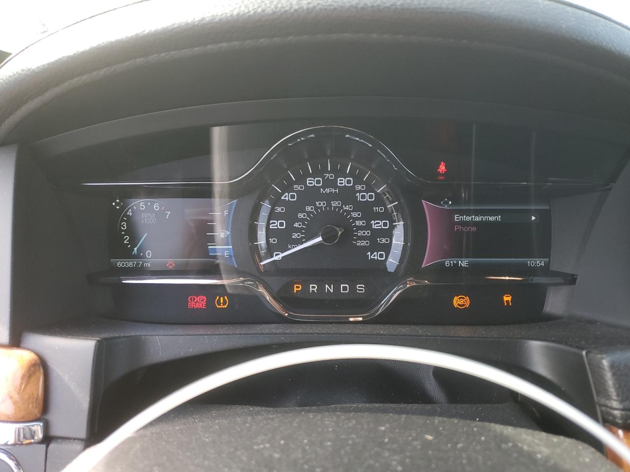 2014 Lincoln MKS VIN 1LNHL9FTXEG605038 Copart auction photo, rear end damage thumbnail 9
