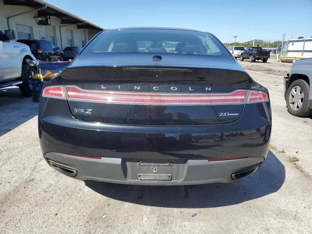 2014 Lincoln MKZ VIN 3LN6L2G96ER824010 Copart auction photo, side damage thumbnail 6